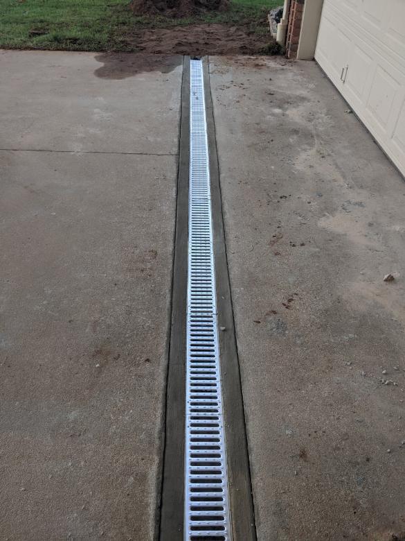 channel drain driveway